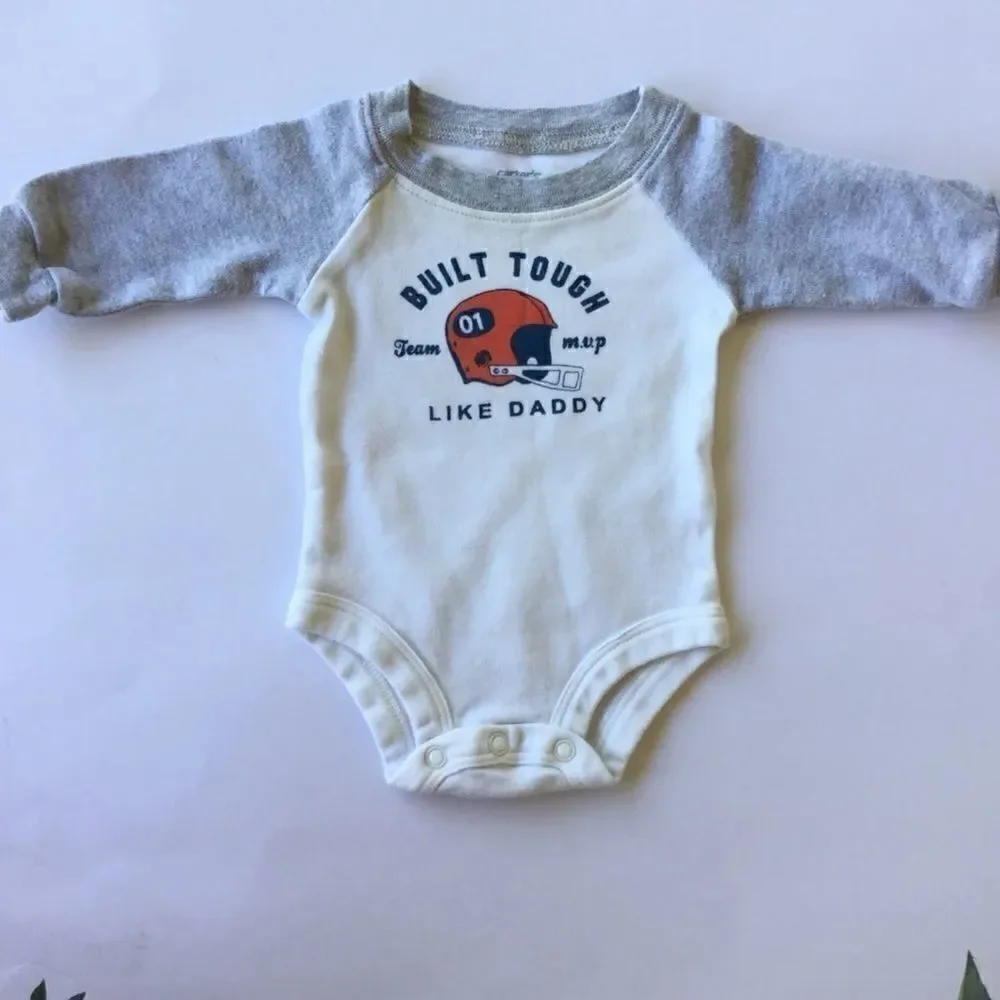 Built tough like daddy onesie 5 for $25